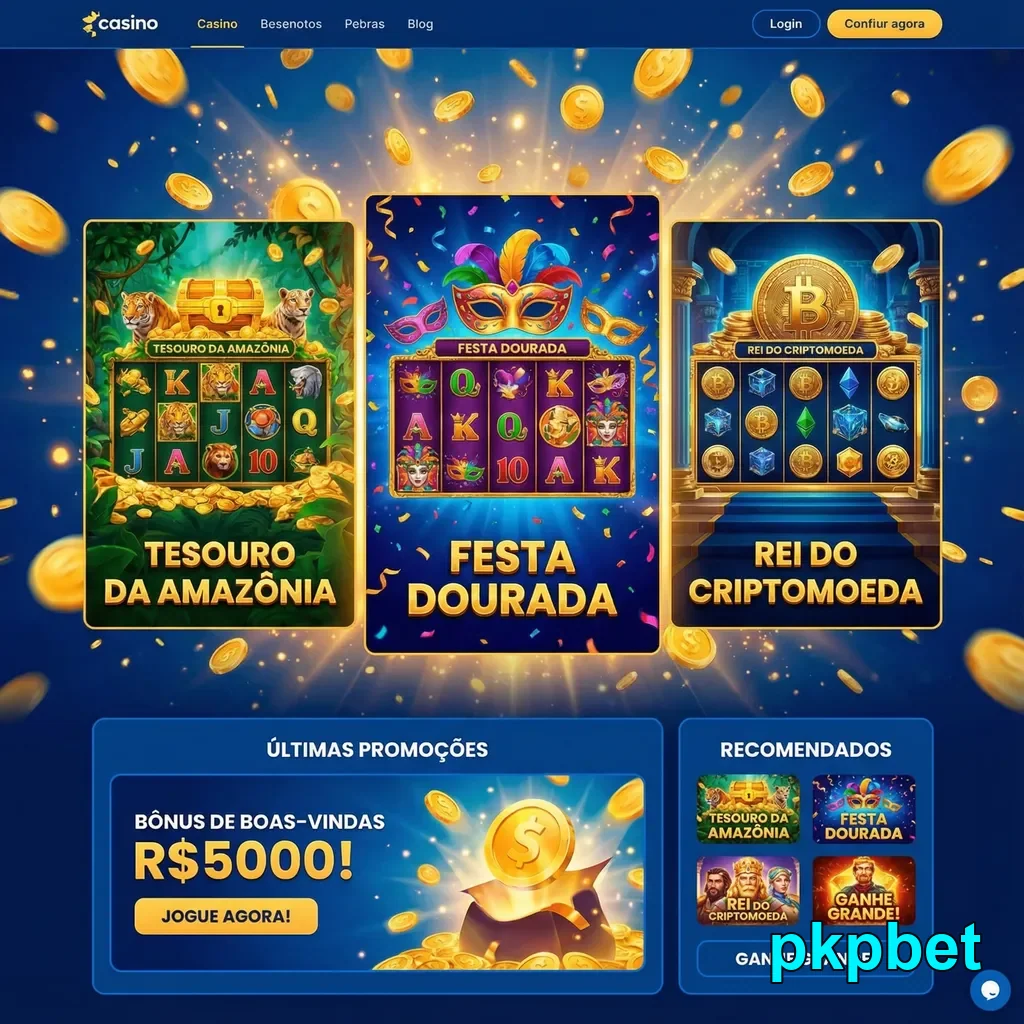 Tela do app pkpbet com jogos de cassino ao vivo para celular.