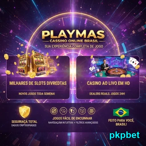 Interface do aplicativo pkpbet com jogos de cassino ao vivo.