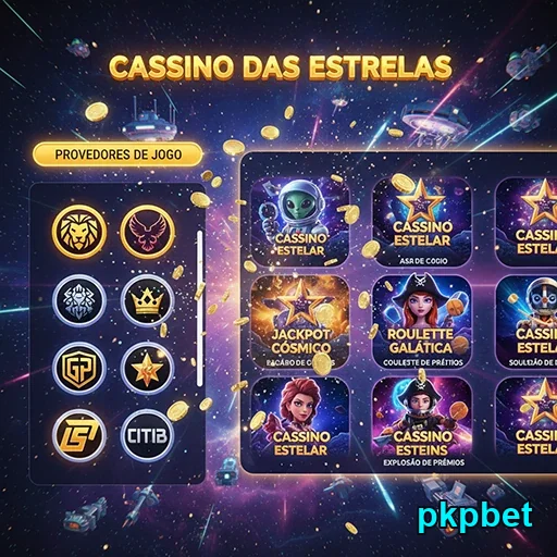 Interface da pkpbet mostrando jogos de cassino ao vivo e VIP.