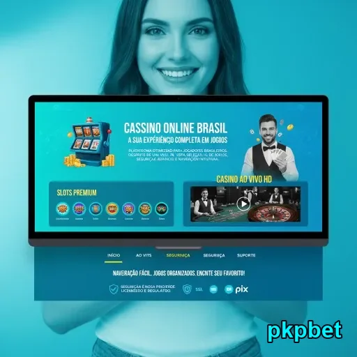Tela da pkpbet com opções de slots VIP e jogos ao vivo.