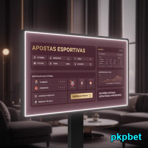 Tela de apostas esportivas do pkpbet com jogos VIP.
