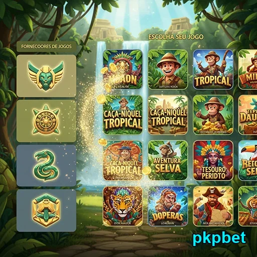 Jogos de caça-níqueis interativos na pkpbet para escolha.
