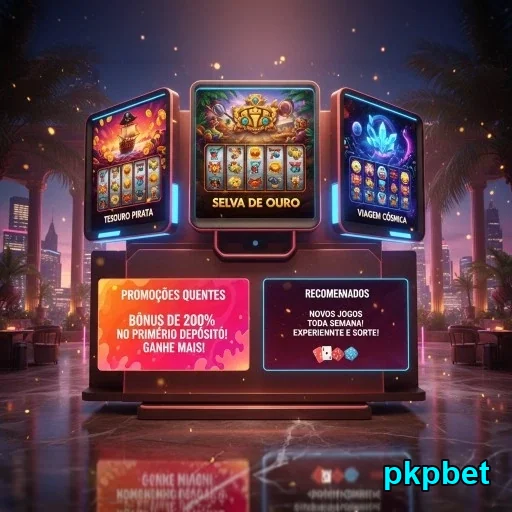 Interface VIP da pkpbet com jogos como Selva de Ouro.