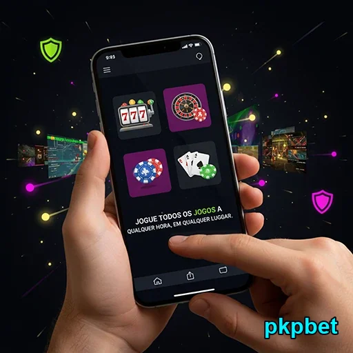Jogos de slot disponíveis no pkpbet em um celular.