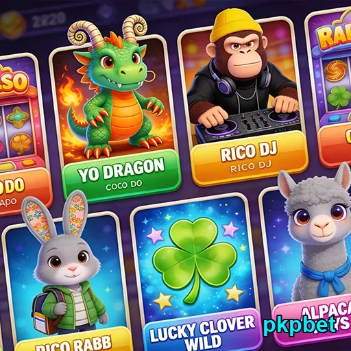 Interface da pkpbet com jogos VIP acessíveis e diversificados.