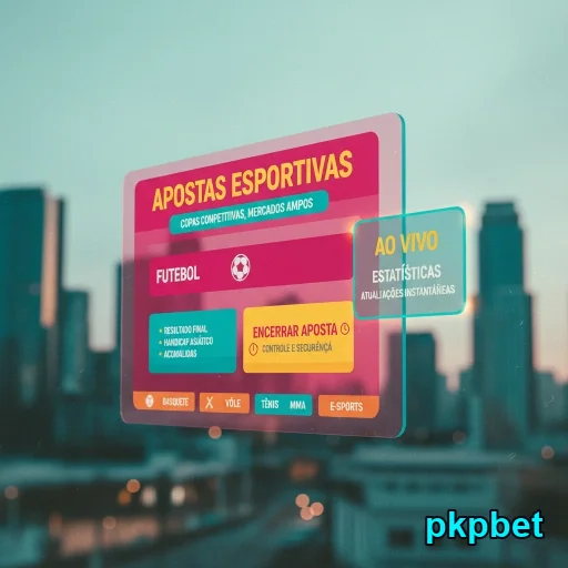 Imagem de interface de apostas no site pkpbet destacando estatísticas.
