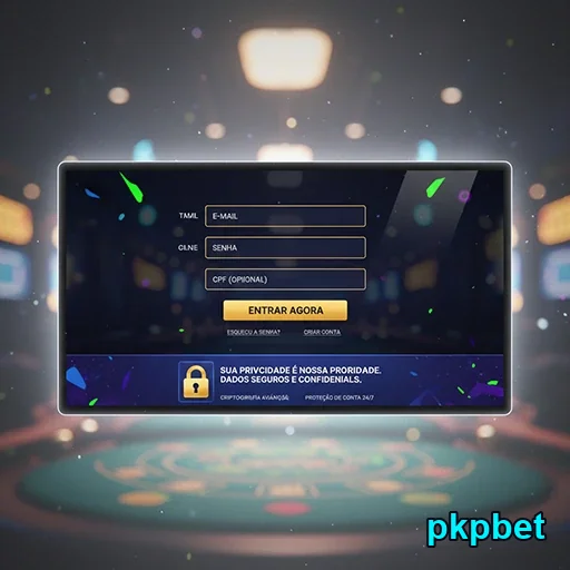 Tela de registro da pkpbet com campos para dados pessoais.
