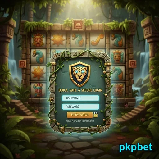 Tela de login do aplicativo pkpbet com segurança robusta.