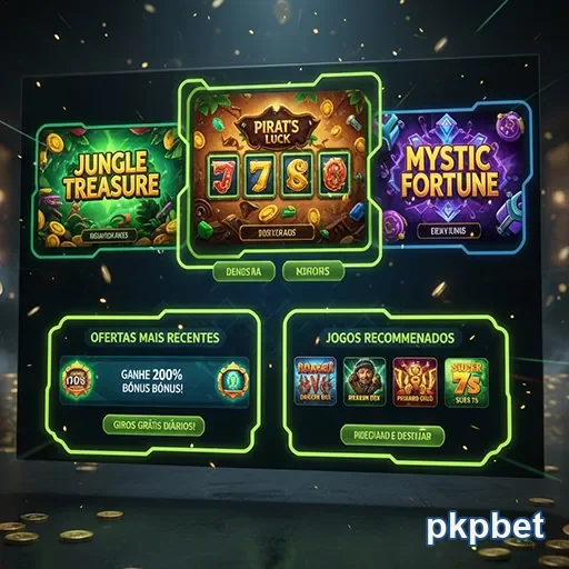 Ilustração de Jogos de Slots Diversificados